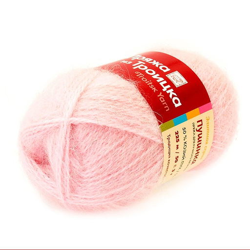 Пушинка пряжа Россия ТР 50%козий пух 50%шерсть 10х50г/225м