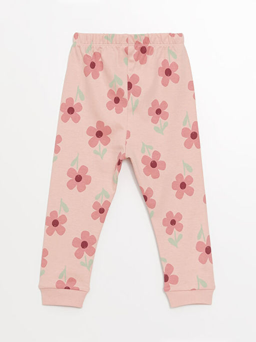 Beli Lastikli ?i?ekli K?z Bebek Pijama Alt - Waikiki фото 2