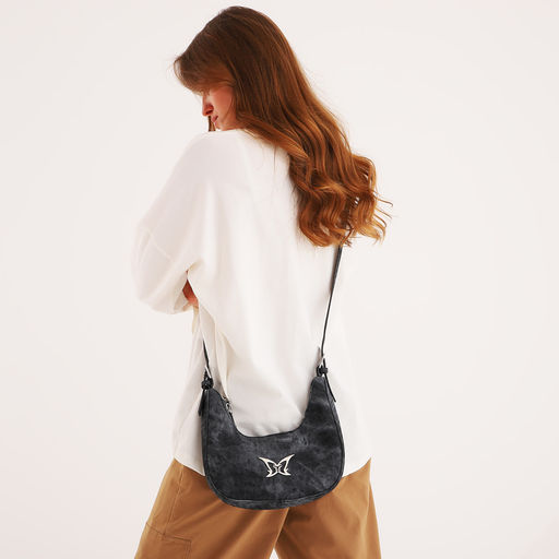 Сумка женская, багет, на молнии, цвет серый - Simaland фото 9