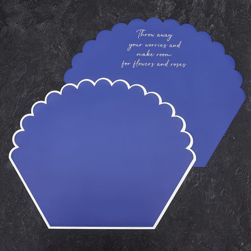 Цена за 10 шт. Пленка для цветов, фигурная, синяя, 55х30х45 см - UPAK LAND фото 3