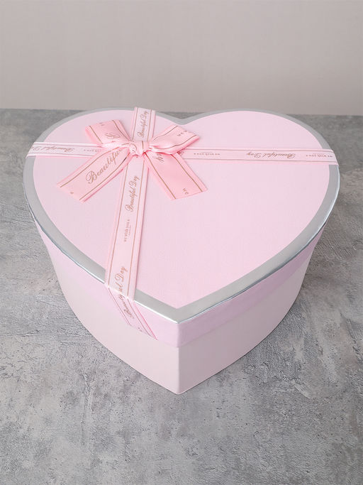 Коробка подарочная 3 штуки Сердце набор 23/19/16 см / 8022-51 /уп 36/ - ГалеонТрейд фото 7