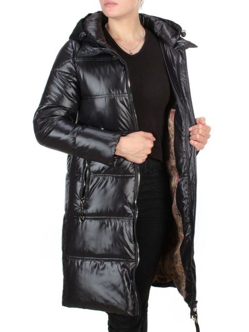 2193 BLACK Куртка зимняя женская AIKESDFRS (200 гр. холлофайбера) - Fashion фото 8