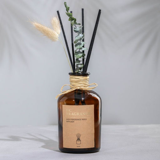 Набор для ароматизации помещений в тубусе: диффузор 230 мл, аромамасло, красное дерево - Simaland фото 3