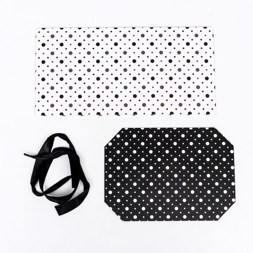 Цена за 12 шт. Коробка Самосборная В крапинку Черная, 15х15х15 см - Simaland фото 5