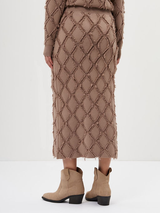 Юбка женская 12511-58013 mocha mousse