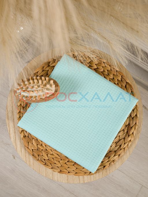 Однотонное вафельное полотенце ПВ-01 (19) 40х70