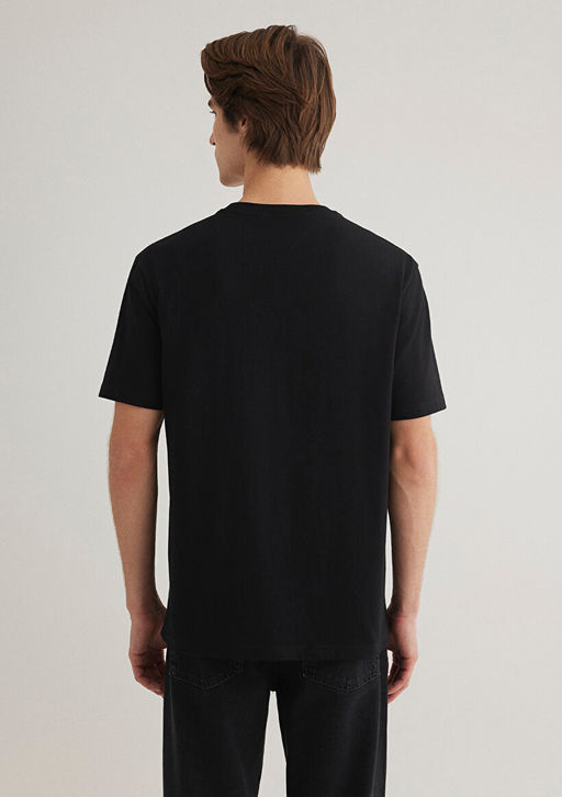 Mavi Jeans Bask?l? Siyah Tisort  фото 4