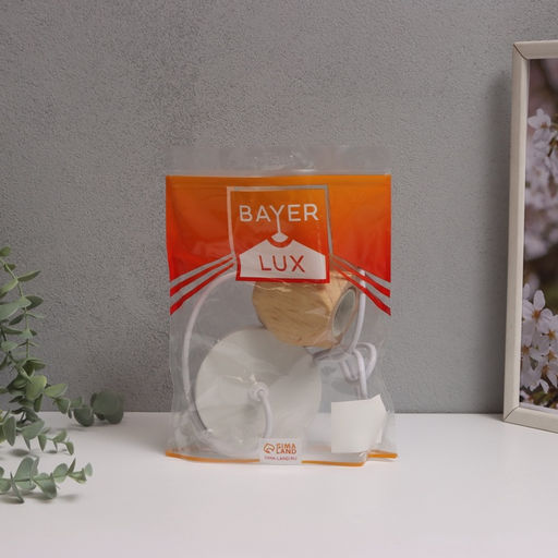 Светильник подвесной «Клауд» многогранник 1×40 Вт Е27 белый 5×6.5×95 см