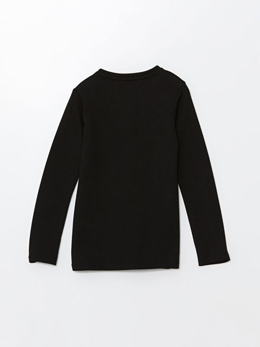 Bisiklet Yaka Basic Uzun Kollu Erkek ?ocuk ??lik - Waikiki фото 2