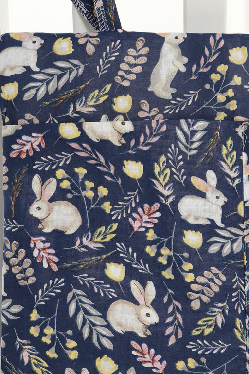 Органайзер на детскую кроватку арт. ККР/зайка-синий