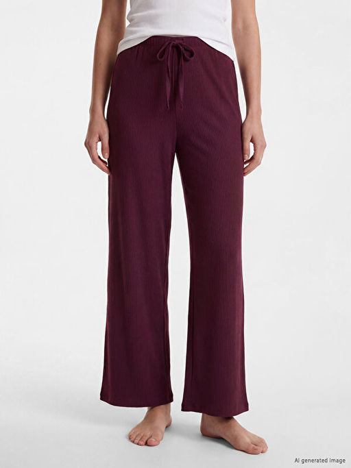 Beli Lastikli Kad?n Pijama Alt
