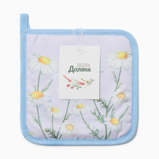 Прихватка Ромашки, 17?17 см, 100% п/э