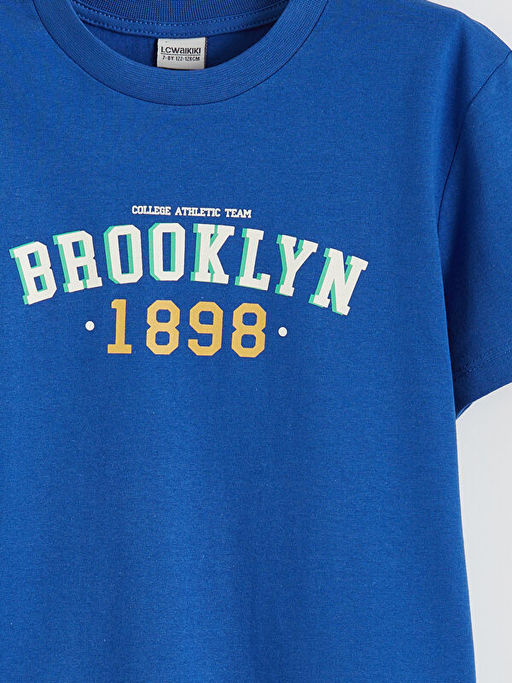 Erkek ?ocuk Brooklyn Bask?l? Ti??rt