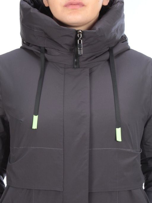 21-963 DK. GRAY Куртка зимняя женская (200 гр. холлофайбер)