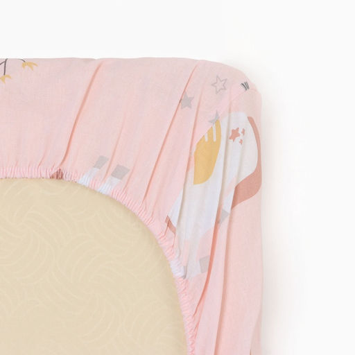 Простыня на резинке ясельная «Крошка Я» Baby unicorn, 60×120+20 см, бязь