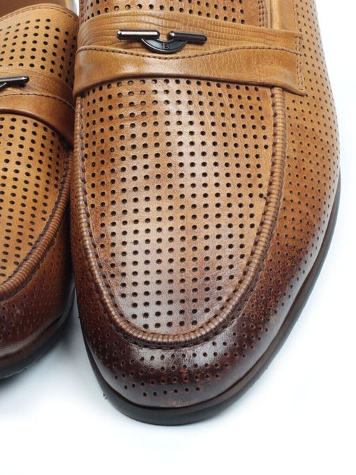 C152-3 BROWN Полуботинки мужские (натуральная кожа)