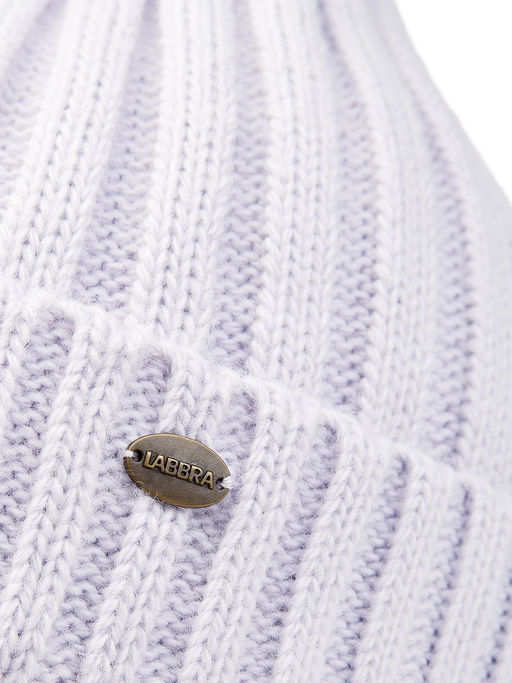 Шапка жен. шерсть+акр LB-BR55042 lilac - Labbra фото 3