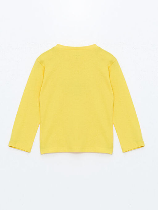 Bisiklet Yaka Bask?l? Erkek Bebek Ti??rt - Waikiki фото 2