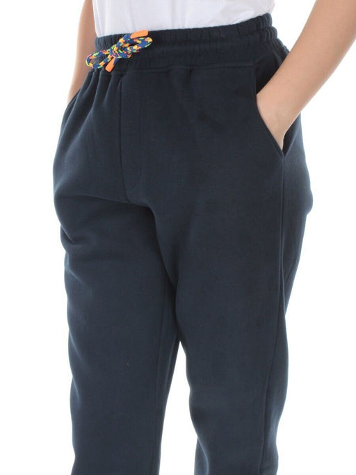 M047 DK. BLUE Брюки спортивные утепленные женские (85% хло - Fashion фото 4