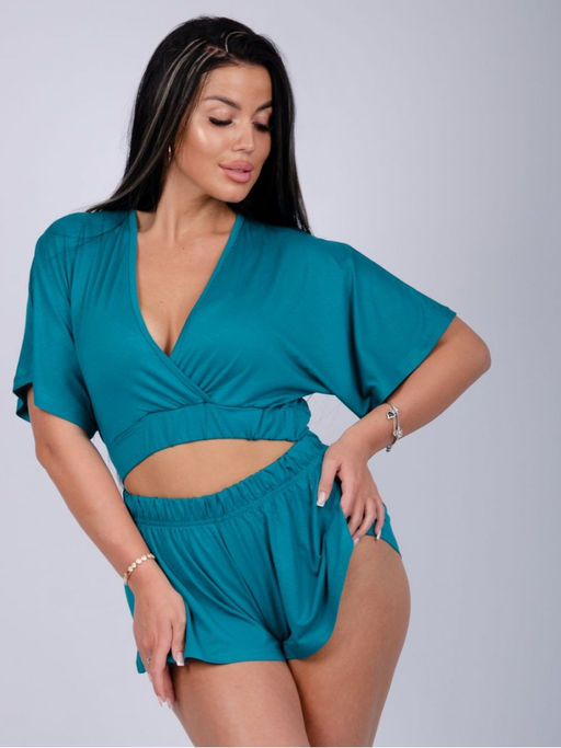 Пижама, домашний костюм ДК-306-изумруд - Ihomelux фото 4