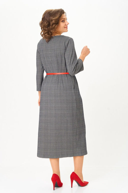 Платье Svetlana Style 2166 серый клетка