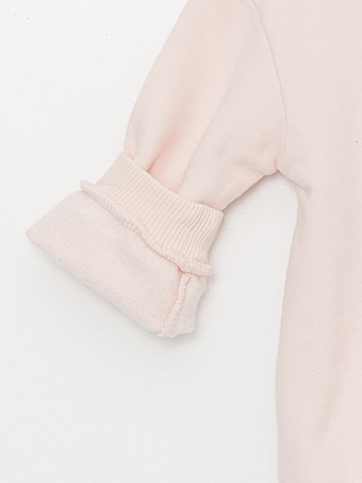 Bisiklet Yaka Bask?l? K?z Bebek Sweatshirt - Waikiki фото 3