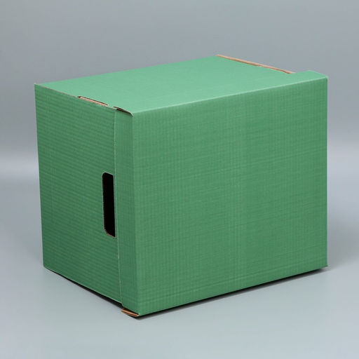 Цена за 5 шт. Коробка подарочная складная, упаковка, «Оливковая», 37.5 х 32 х 29 см