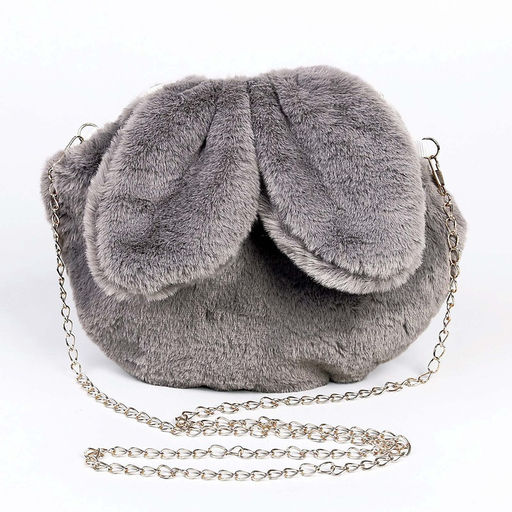 Сумка детская Зайчик, 20?20 см, серая