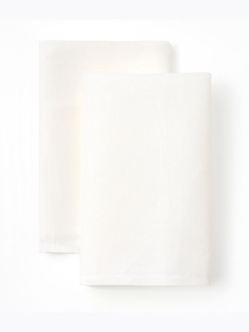 Набор салфеток сервировочных «Этель» Golden deer, 40×40 см - 2 шт., с декоративными кольцами, 100% лён