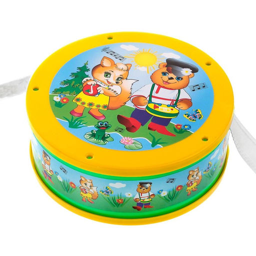 Цена за 2 шт. Игрушечный барабан, для детей, МИКС