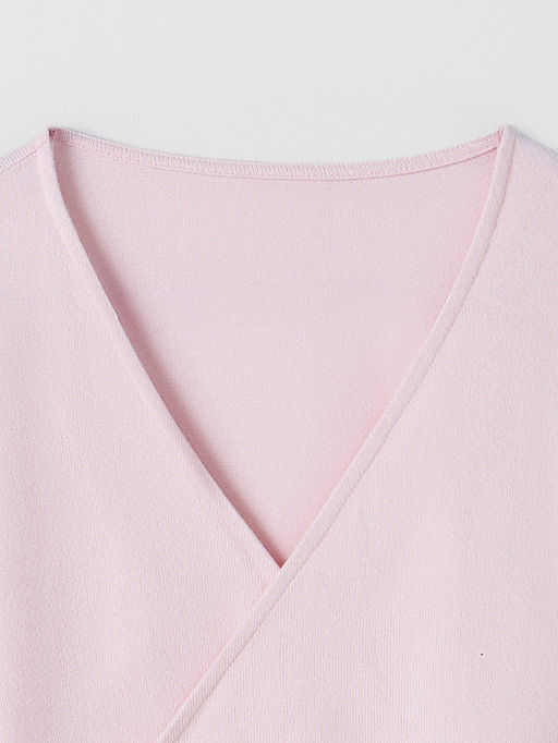 Джемпер спортивный женский розовый укороченный на завязках