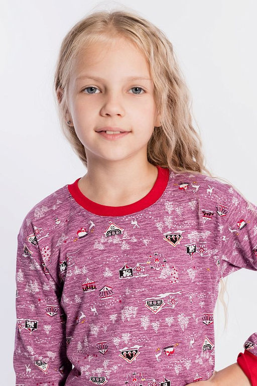 Пижама с брюками 21421Дрл Набивка - Елена фото 5