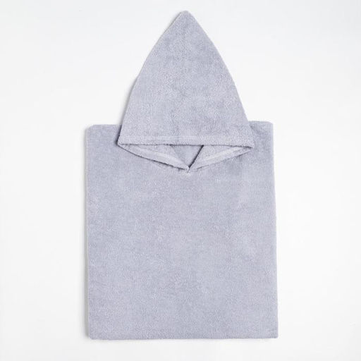 Полотенце-пончо Крошка Я Гномик, цвет серый, размер 24-32, 100 % хлопок, 320 г/м2  фото 6