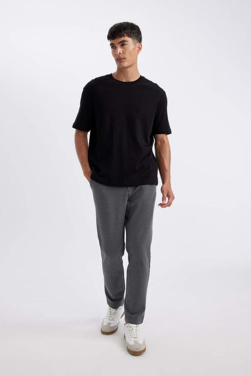 Индивидуальные брюки прямого кроя с карманами стандартного кроя - Defacto фото 4