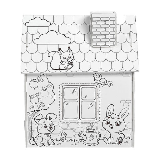 Домик-раскраска Весёлые зверята, 3в1 - Zabiaka фото 11