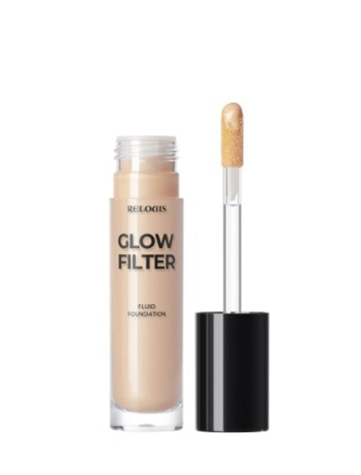 RELOUIS Флюид тональный Сияющий с эф.фильтра Glow Filter Fluid Foundation тон:01 Light Beige