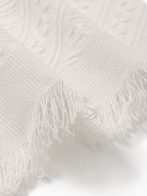 Скатерть «Этель», белая, фактурная, 130×180 см