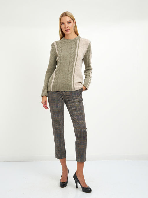 джемпер женский с косами - Glenfield фото 2