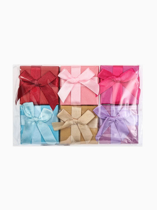 Набор коробочек подарочных 6 шт. под кольцо «Палетка»,5×5, цвет МИКС (4573908)