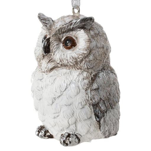 Фигурка декоративная подвесная "Сова", L7 W7 H8,5 см