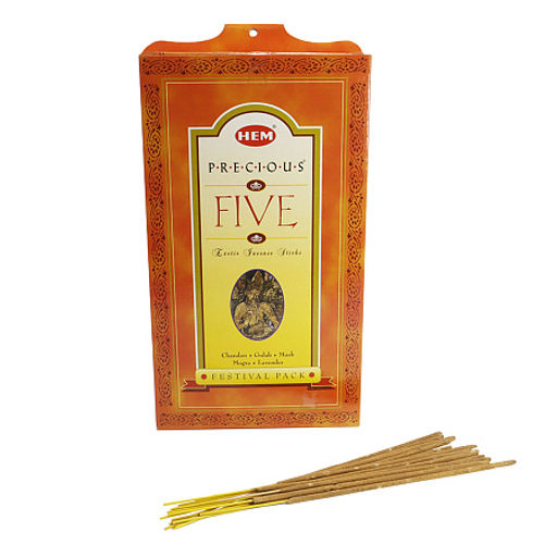 Подарочный набор PRECIOUS 5 FESTIVAL PACK 5 ароматов в одном наборе (5X20палочек) - Hem фото 4
