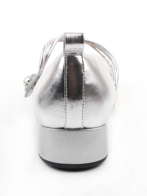 06-B69A-121C GREY/SILVER Туфли женские (натуральная кожа)