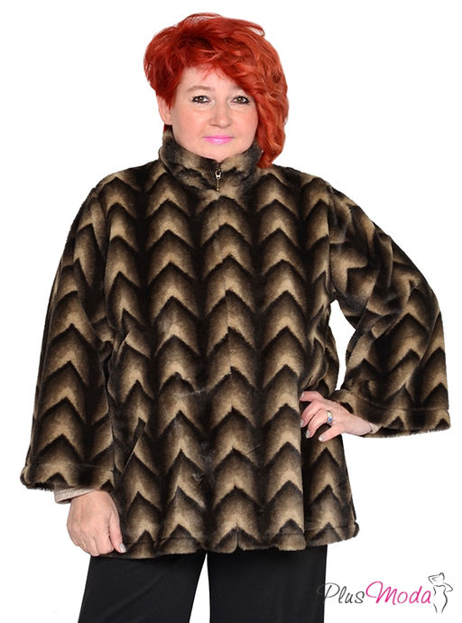 Шубка Модель №1774 размеры 44-84 - Plusmoda фото 2