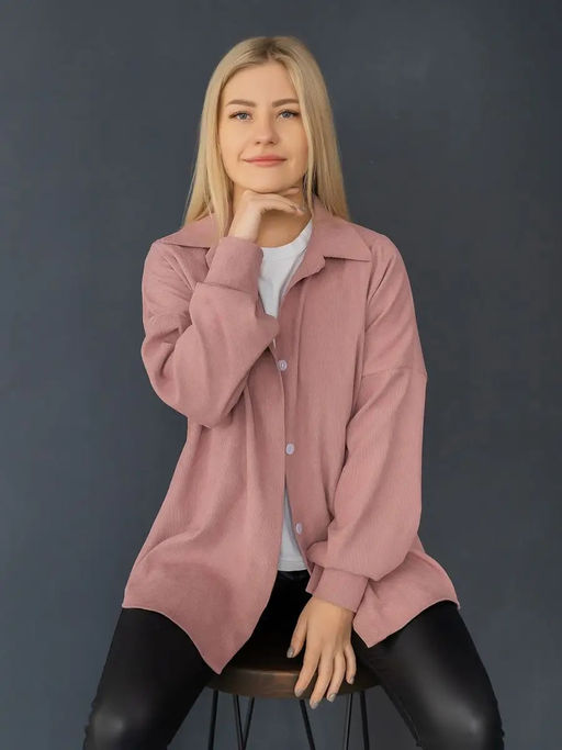 Рубашка женская вельвет РЖМ-01