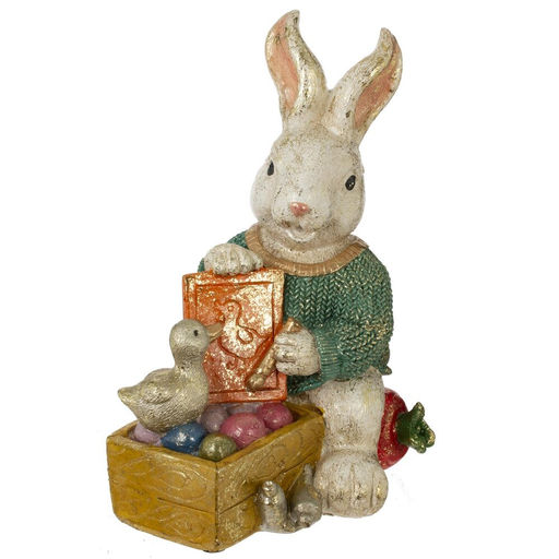 Фигурка декоративная "Заяц", L14 W11,5 H20 см
