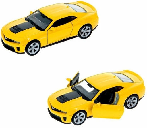 Welly. Машинка 1:38 "Chevrolet Camaro ZL1" желтый арт.43667W-Y