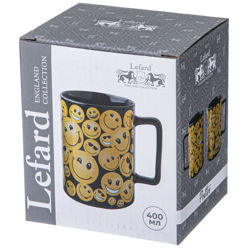 КРУЖКА LEFARD СМАЙЛ 400МЛ 8*7*10.8CM  фото 3