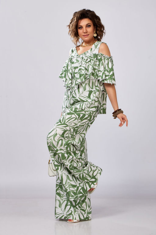 Костюм LADY SECRET 2996 белый+ зеленый