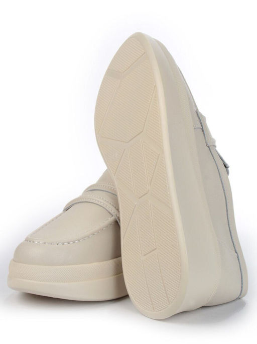 03-PDD171-2 BEIGE Полуботинки женские (натуральная кожа)