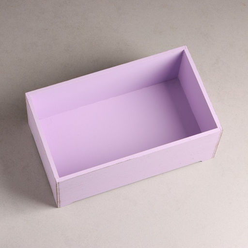 Набор ящиков деревянных Прованс 3 в 1 (25х14,5х10; 23х12,5х9; 21х10х8)см Сиреневый - Дарим красиво фото 4